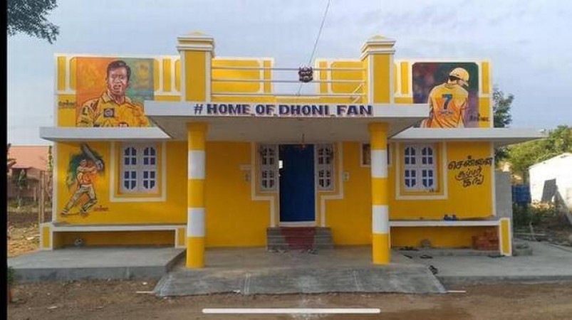 Chennai: This passionate fan of Dhoni did this wonder