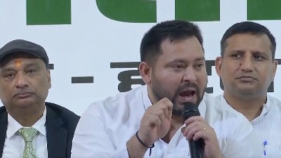 Mahagathbandhan presser: RJD's Tejaswi Yadav named INDIA bloc's CM face for upcoming Bihar polls