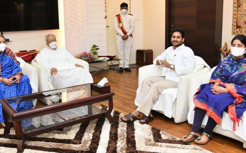 Chief Minister Jagan invites Governor as Chief Guest for YSR Lifetime Achievement Award Ceremony