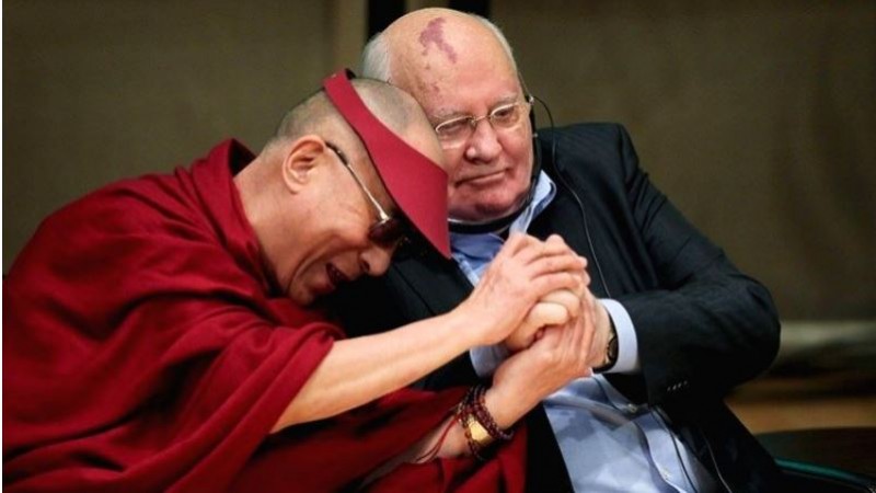 Dalai Lama mourns over the demise of Mikhail Gorbachev