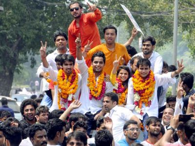 Delhi University: ABVP v/s NSUI to elect today for student wing