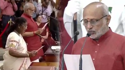 NDA's CP Radhakrishnan takes oath as 15th Vice President of India at Rashtrapati Bhavan