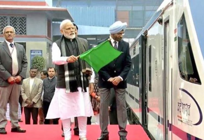 PM Modi Unveils 9 High-Speed Vande Bharat Trains, Transforming Rail Travel in India