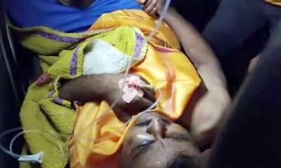 Karnata Inspector attacked by Ganja mafia battles for life in Kalaburagi