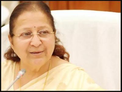 Loksabha speaker Sumitra Mahajan ended doubts about contesting election in an official letter