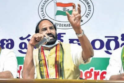 Telangana Congress party leader Uttam Kumar demanded TRS to disqualify four MLAs