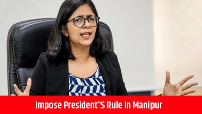 Impose President's rule in Manipur: DCW chief urges President Murmu
