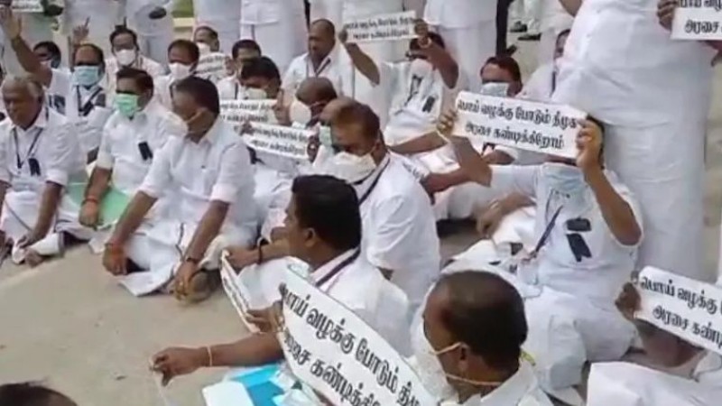 AIADMK MLAs once again stage walkout from Tamil Nadu Assembly today