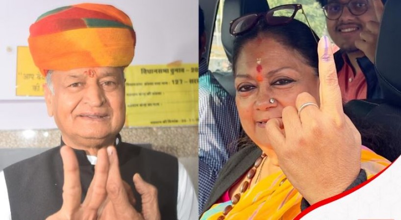 Rajasthan Election Results 2023 Show Gehlot and Pilot Leading in Early Trends