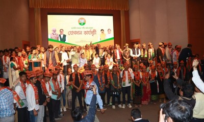 Big Shift: Hundreds of Former All Assam Students Union Members Join BJP