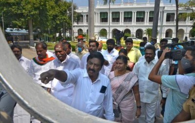 Puducherry Opposition parties submit memorandum to Governor