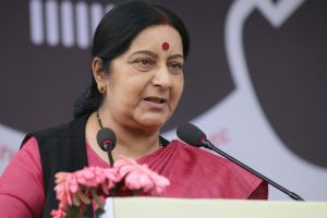 Sushma Swaraj: Threatened to visa ban for Amazon