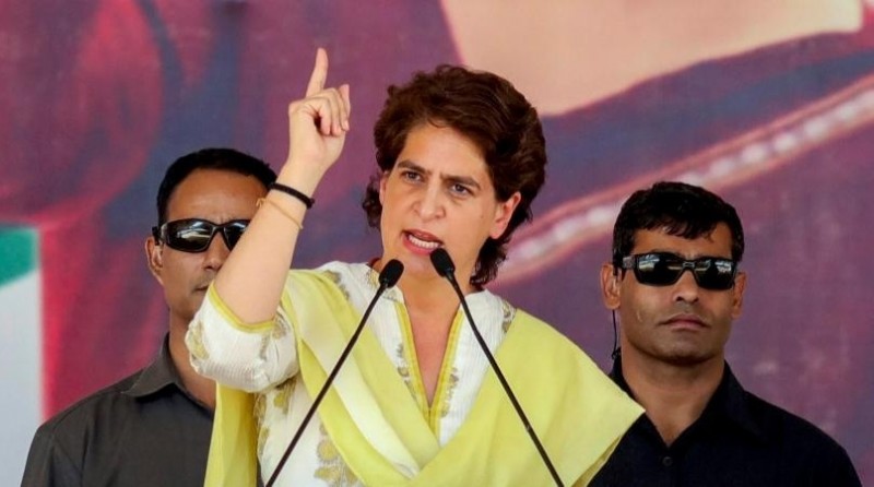 Priyanka lashes Centre: govt trying to divide, threat farmers agitating against agri laws