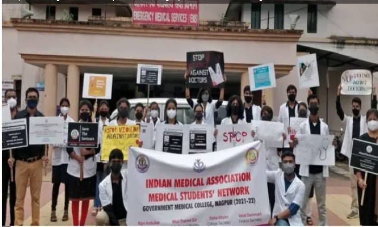 Chennai Indias Medical Body Protests Violence Against Doctors Demand