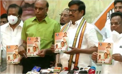 TN polls: Congress releases manifesto, promises  to abolish NEET and close liquor shops