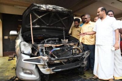Petrol bomb hurled at BJP leader's residence in Coimbatore