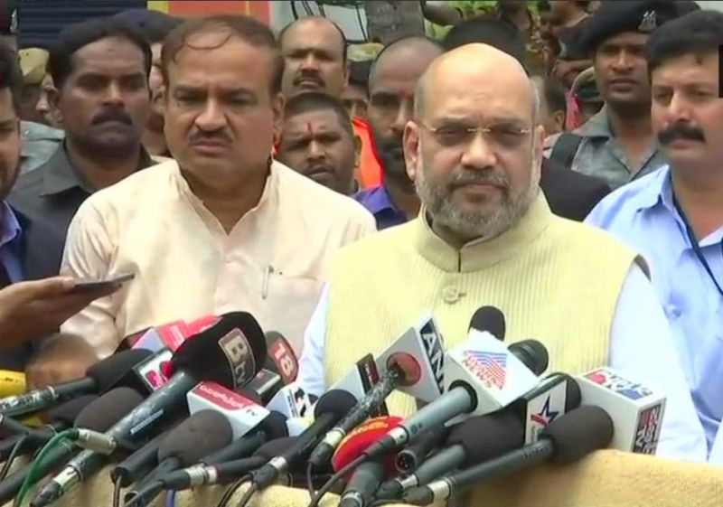Amit Shah condemns the killing of 24  BJP & RSS workers under Congress Rule