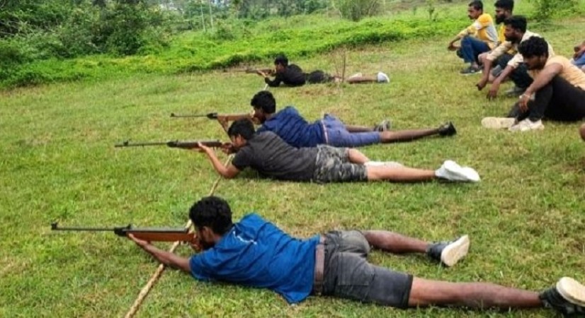 कर्नाटक हथियार प्रशिक्षण विवाद में भाजपा ने इंस्पेक्टर के तबादले पर उठाए सवाल