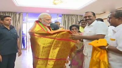 Prime Minister Narendra Modi reached in Chennai,assured Central aid.