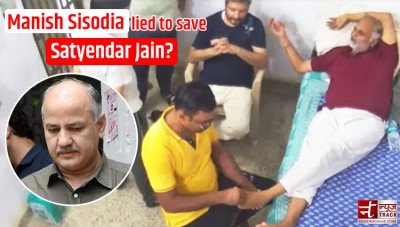 Sisodia badly trapped saving Satyendar Jain, called massage video 'physiotherapy'
