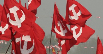 A massive rally gets convened by CPI-M members in Tripura