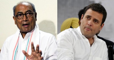 'राहुल गांधी की छवि ख़राब कर रहे दिग्विजय सिंह और जयवर्धन..', MP में कांग्रेस समर्थकों ने फूंका पुतला, OBC नेता का इस्तीफा