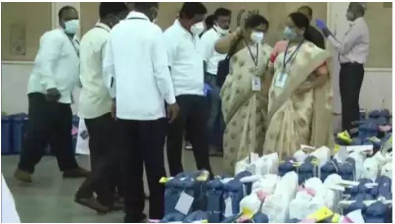 Karnataka: Counting of votes for three city corporations in under way