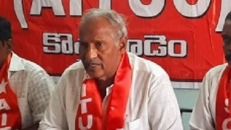 Cpi Leader Sambasiva Rao Elected As Telangana Secretary Newstrack