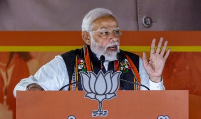PM Modi Addresses Massive BJP Workers' Rally in Bhopal