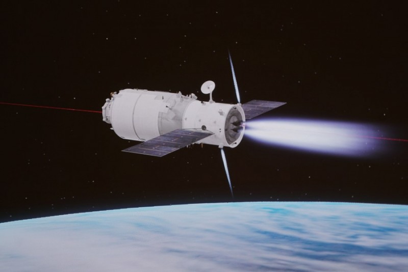 China's cargo spacecraft re-enters Earth's atmosphere, mostly burns up