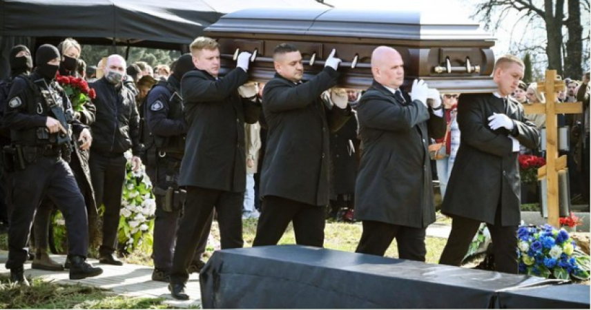 Numerous People Attend The Funeral Of The Russian Military Blogger ...