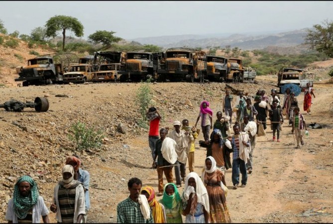 UN assistance convoy arrives in Ethiopia's conflict-torn area