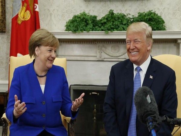 President Trump, Angela Merkel hold talks on Iran nuclear deal