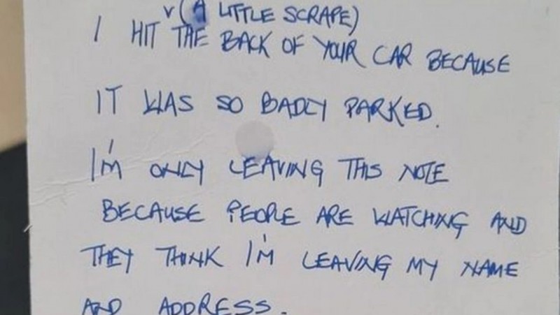 Pregnant woman horrified over ‘horrible, vicious’ note left on car