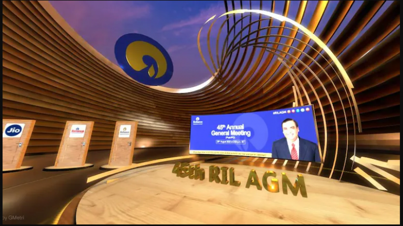 Reliance announces plans for roll out for 5g network in 2 lakh crore in 45th RILAGM