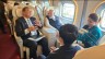 PM Modi rides Shinkansen bullet train in Japan as crowd chants 