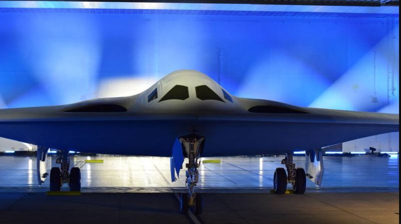 USA  unveils the B-21 new stealth bomber