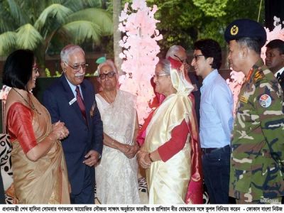 Bangladesh PM hosts lunch for Indian war veterans at 47th Victory Day