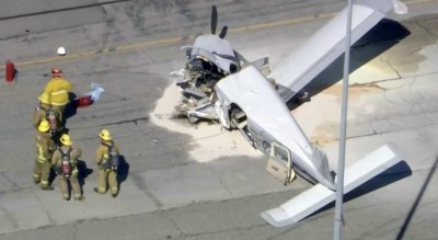 लॉस एंजिल्स के बंदरगाह पर विमान दुर्घटनाओं के बाद 1 की मौत