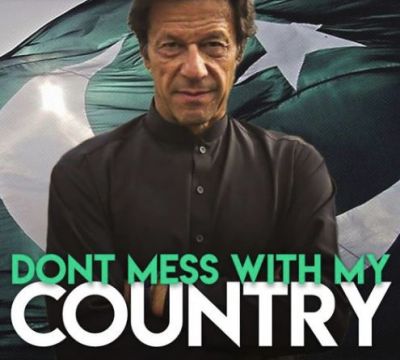 'Don't mess with my country' reads Pakistan PM Imran Khan's facebook post