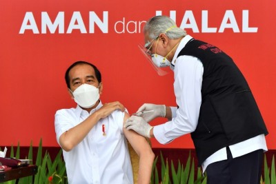 इंडोनेशियाई राष्ट्रपति को मिला पहला चीनी कोरोना वैक्सीन शॉट
