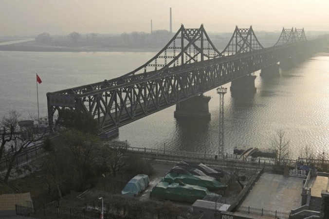 Another arrival of freight train from N. Korea in Chinese city