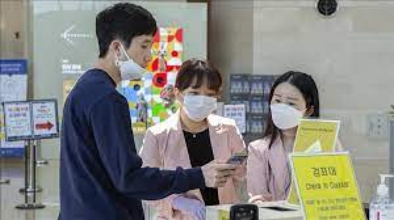 दक्षिण कोरिया में  5,805 नए कोविड मामलो की पुष्टि