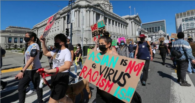 Anti-Asian hate crimes increased by 567 percent in San Francisco