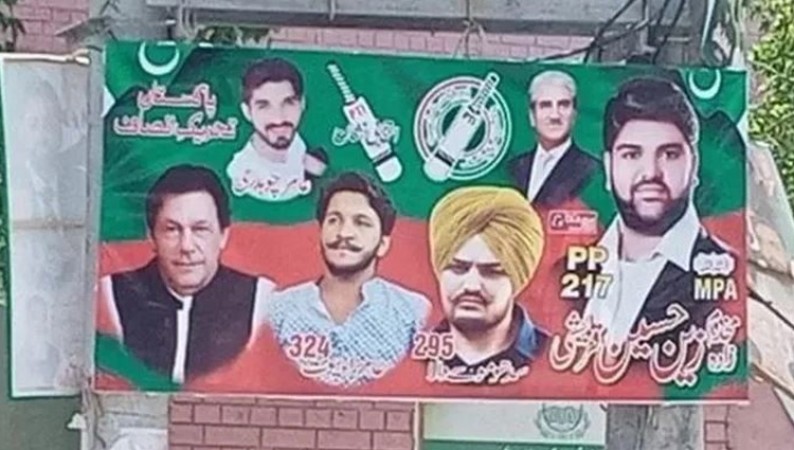 Slain Indian singer Moose Wala becomes poster boy for PTI candidate