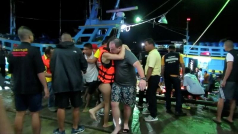20 people missing after boat sinking in Thailand's Phuket