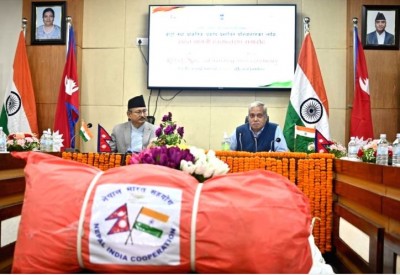 India hands over disaster relief materials to Nepal