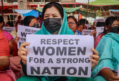 Women in India Stage Mass Protests Against Naked Mob Assault