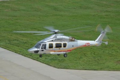 China certifies  medium sized helicopter model