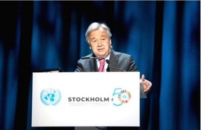 Global Health is at risk: UN Sec-General warns at Stockholm+50